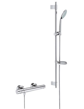 Grohe&nbsp;Grohtherm 1000 Cosmopolitan Thermostatic Shower Mixer Exposed