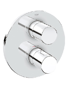 Grohe&nbsp;Grohe Cosmo Thermostat Shower Valve with Diverter Round Trim