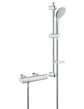 Grohe&nbsp;Grohtherm 1000 Cosmopolitan and Euphoria Exposed Shower Set