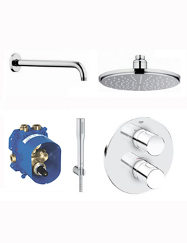Grohe&nbsp;Grohe Grohtherm 3000 Cosmopolitan Rain Shower Pack - 118323