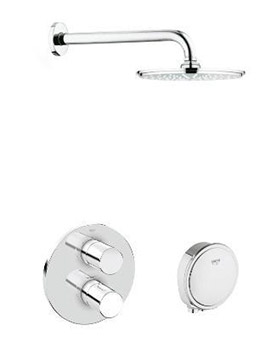 Grohe&nbsp;Grohe G3000 Cosmo 210mm Head Shower with Talentofill Bath Filler