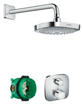 Hansgrohe&nbsp;Soft Cube valve with Croma Select (180) overhead - 88101021