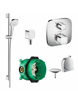 Hansgrohe&nbsp;Soft Cube valve with Croma Select rail kit and Exafill - 88101028