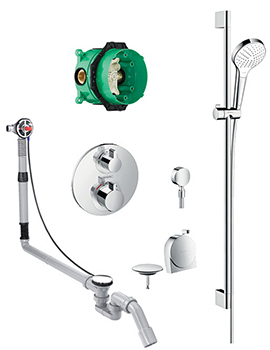 Hansgrohe&nbsp;Round valve with Croma Select Rail kit and Exafill - 88101285