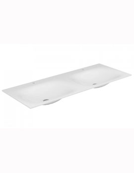 Keuco&nbsp;Edition 11 Varicor Double Washbasin 1400mm