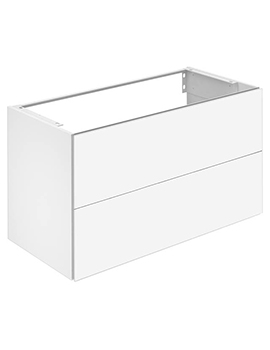 Keuco X-line 2 Drawer Vanity Unit 1000 x 605mm - 32973