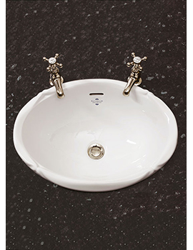 Silverdale Traditional&nbsp;Victorian 510mm Inset Wash Basin