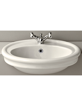 Silverdale Traditional&nbsp;Silverdale Hillingdon 600mm Semi-Countertop Basin