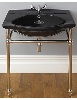 Silverdale Traditional&nbsp;Silverdale Damea 650mm Basin With Stand and Towel Rail