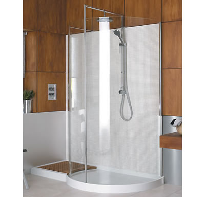 Shower Doors on Walk In Showers  8mm Shower Doors  Pivot Shower Door  In Line Showers