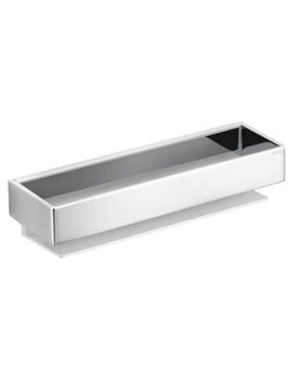 Edition 11 Shower basket  silver anodized/brus. nickel - 11158050000