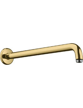 Shower arm 38.9 cm polished gold-optic - 27413990