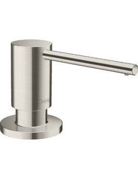 Hansgrohe A41 Soap dispenser stainless steel finish - 40438800