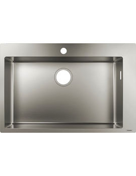 S71 S711-F660 Built-in sink 660 stainless steel - 43302800