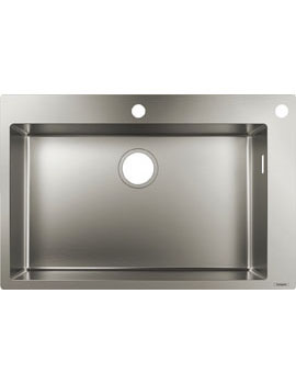 S71 S712-F660 Built-in sink 660 stainless steel - 43308800