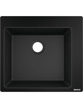 Hansgrohe S51 S510-F450 Built-in sink 450 graphite black - 43312170
