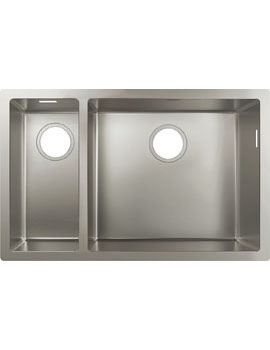 S71 S719-U655 Undermount sink 180/450 stainless steel - 43429800
