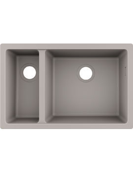 S51 S510-U635 Undermount sink 180/450 concreate grey - 43433380