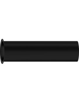 Straight pipe 300 mm matt black - 53428670