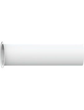Straight pipe 300 mm matt white - 53428700