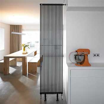 Zehnder Kleo Vertical Single Tube Radiator - White