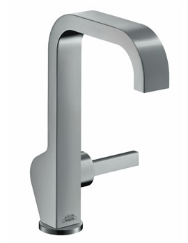 Citterio single lever basin mixer with high spout without waste set