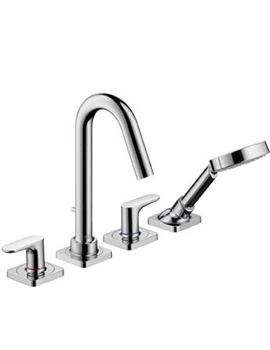 Axor Citterio M 4-hole deck-mounted bath mixer with lever handles 34444000