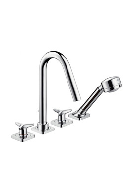 Axor Citterio M tile-mounted four hole bath mixer with star handles 1/2inch 34456000