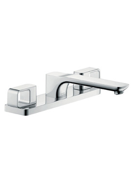 Axor Urquiola 3 hole deck-mounted bath mixer with plate 11436000