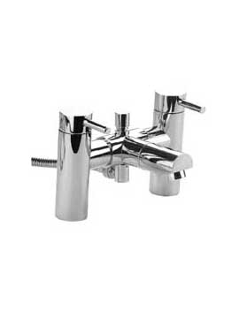 Technovation 465 Straight 2 Hole Deck  Bath/Shower Mixer