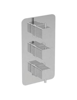 Mini Square 3 control Thermostatic Shower Valve