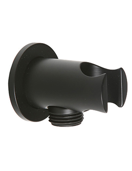 Cifial Black Round Combined Wall Outlet and Park Bracket - 1966047-614
