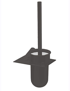 Cifial Black Wall Mounted Toilet Brush Set - 12962TH-614