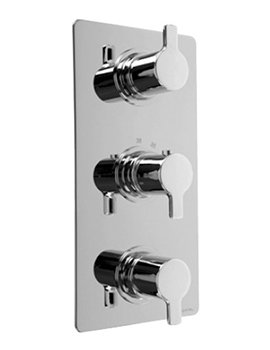 Coule 3 Control Thermostatic Vertical Valve, 2 Outlets - 600V32CL