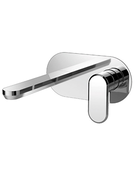 Emmie 2 Hole Wall Basin Mixer - 32402EM