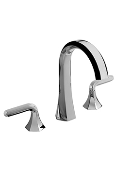 Hexa 3 Hole Deck Basin Mixer (Lever Handle) - 31140HM.U