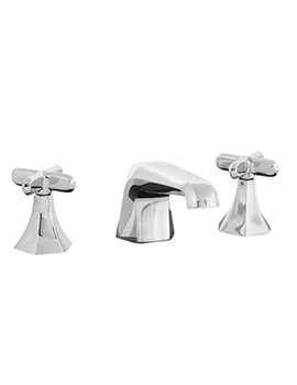 Hexa 3 Hole Basin Mixer Low Spout (Cross Handle) - 31130HC.U