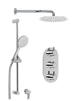 Technovation 35 Thermostatic Fixed/Flexi Shower Kit - 600303SE