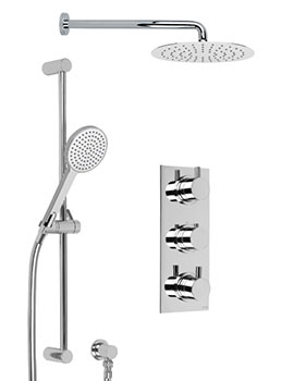 Technovation 465 Thermostatic Fixed/Flexi Shower Kit - 600303TH