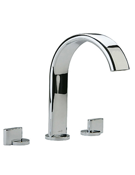 Technovation M3 3 Hole Deck Bath Mixer - 31430M3.U