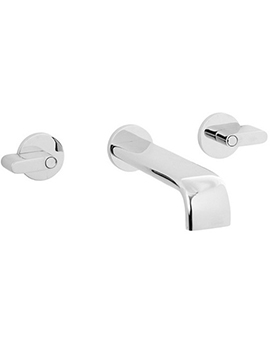 Technovation M3 3 Hole Wall Bath Mixer - 31202M3