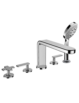 Cifial TH400 5 Hole Deck Bath Mixer - 31450T4