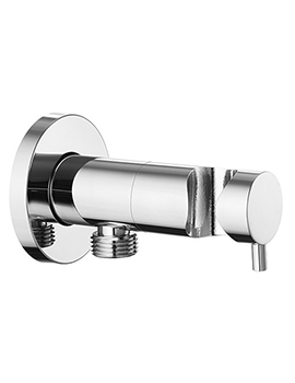 Cifial Douche Combined Wall Outlet, Park Bracket and Stop Valve - 32221TB