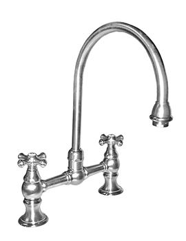 KT98 Traditional 2 Hole Deck Mounted Kitchen Tap