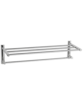 Cifial Straight Double Towel Rail (610mm)