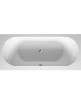 Duravit Darling New Bathtub with Two Backrest Slope Right 165Litre