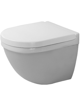 Duravit Duravit Starck 3 Wallmounted Compact WC Pan with invisible fixing