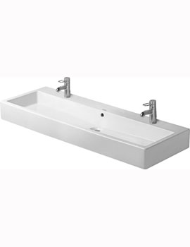 Duravit Vero Washbasin with 2 Tap Holes 1200 x 470mm