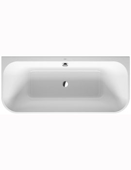 Duravit Happy D2 Back-to-Wall Bathtub With Integrated Panel