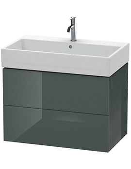 L-Cube 2 Drawers Vanity Unit 784mm For Vero Air Basin - LC 6277